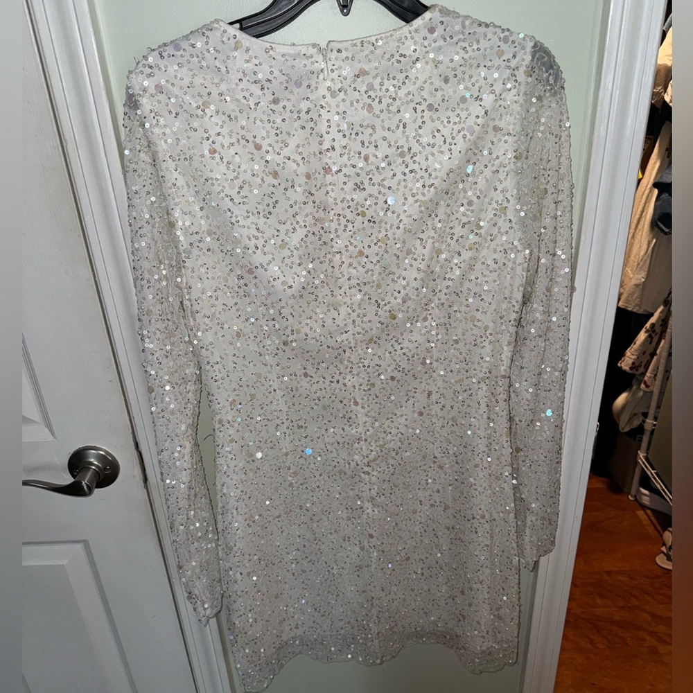 BHLDN Josie Sequin Mini Dress - Picture 2 of 6